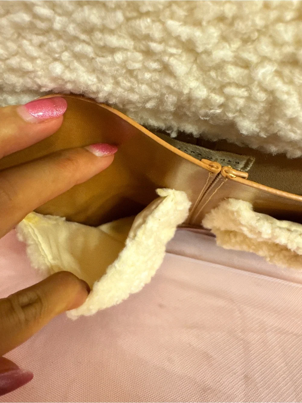 👜Y2K Zara Girls Beige & Brown Solid Crossbody Bag Flap Buckle